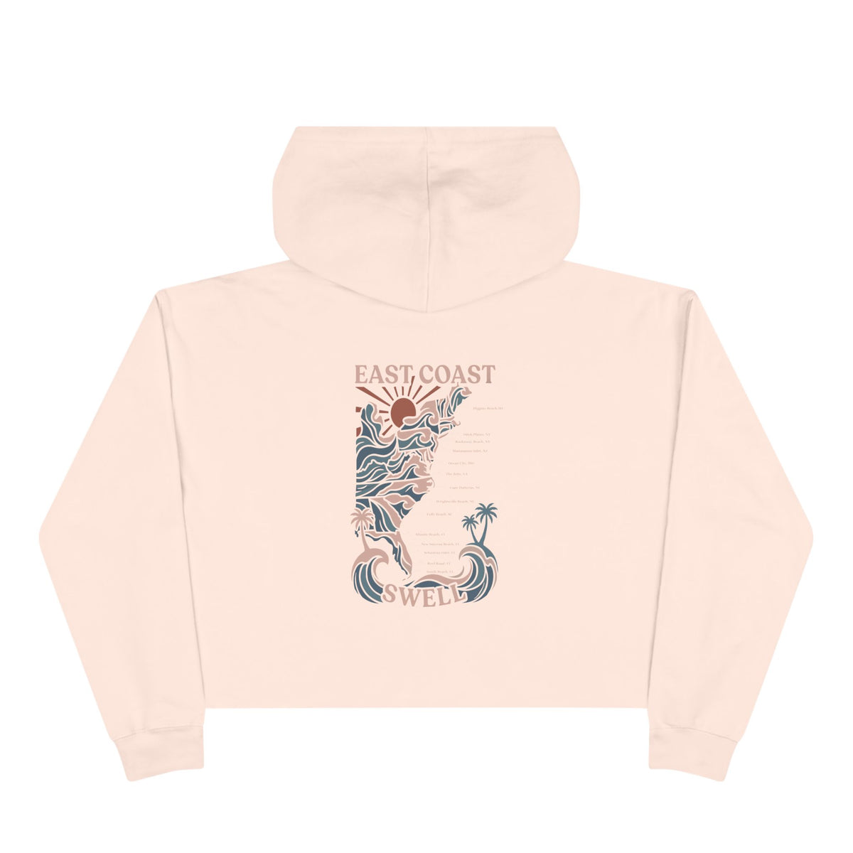 ECS Surf Breaks Cropped Hoodie