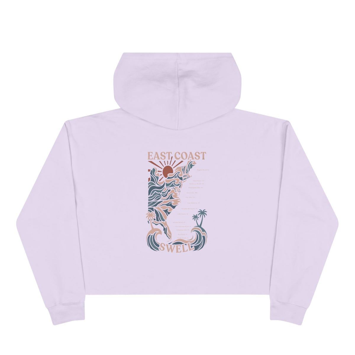 ECS Surf Breaks Cropped Hoodie