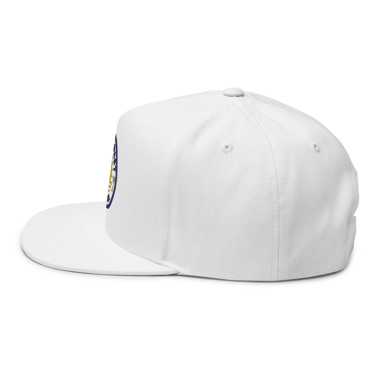 East Coast Swell Embroidered Flat Bill Cap — Vintage Surf Trucker Hat