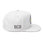 East Coast Swell Embroidered Flat Bill Cap — Vintage Surf Trucker Hat