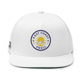 East Coast Swell Embroidered Flat Bill Cap — Vintage Surf Trucker Hat